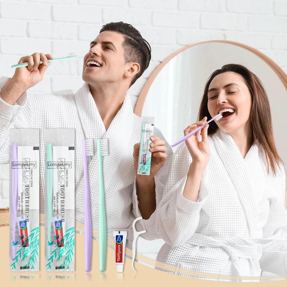 Disposable Toothbrushes, Toothbrush And Toothpaste, Toothbrush And Toothpaste